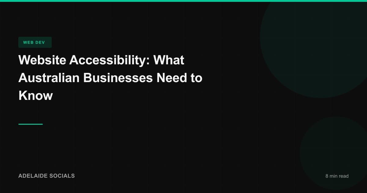Website Accessibility: What Australian Businesses Need to Know