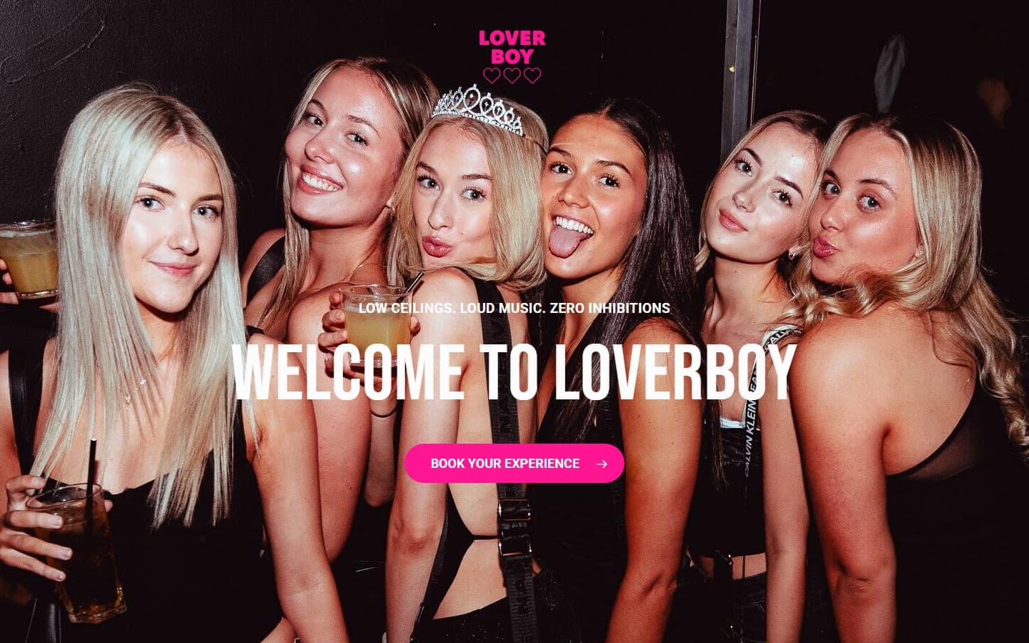 Loverboy Adelaide website